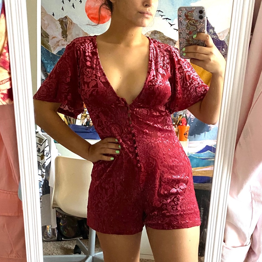 Velvet romper - Picture 2 of 2
